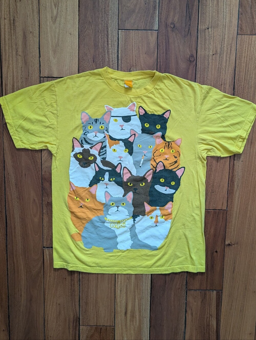Enjoi Skateboards Cat Gang T-shirt (L)